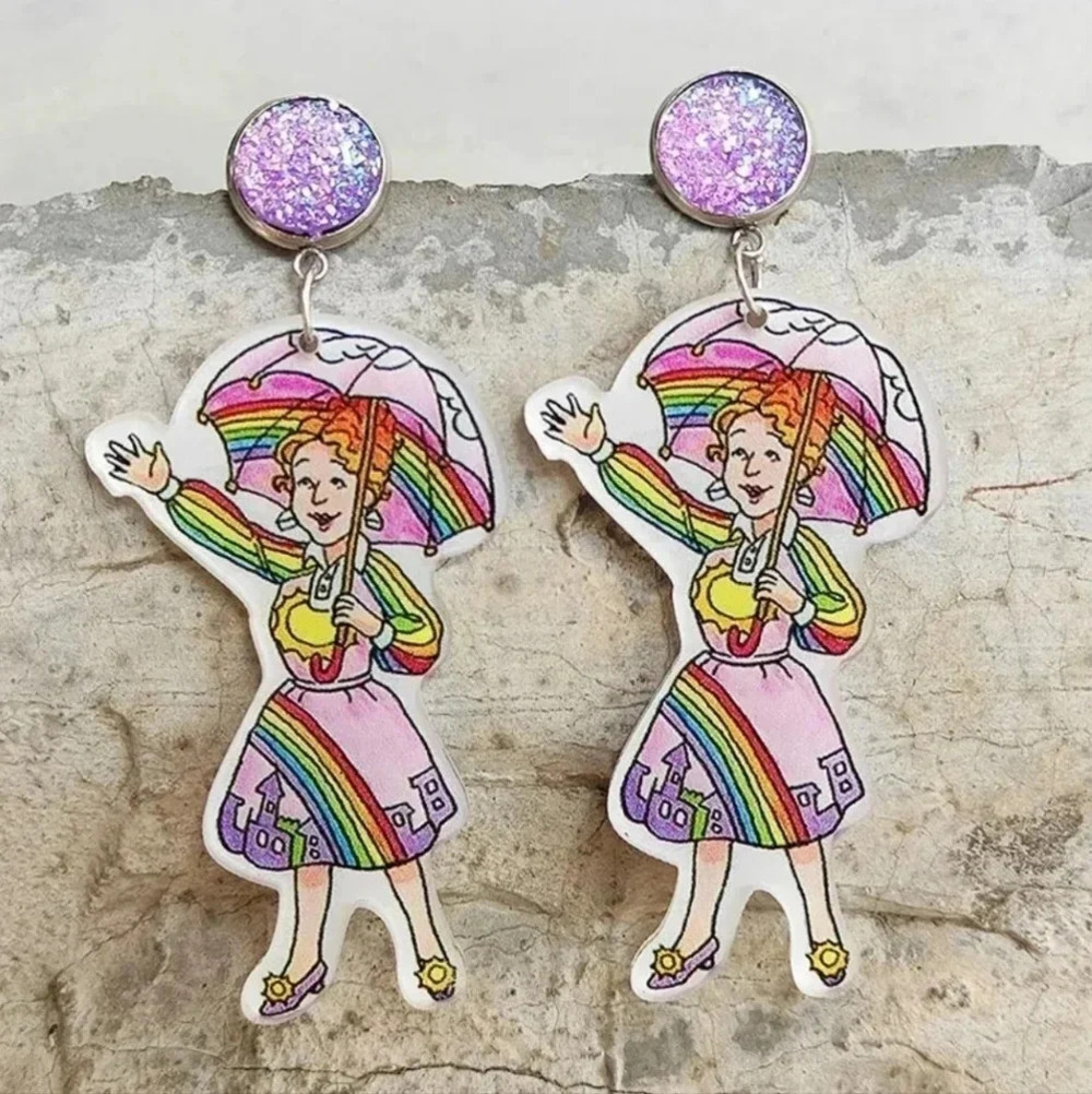 CHILDRENS book character earrings. New - Picture 2 of 4